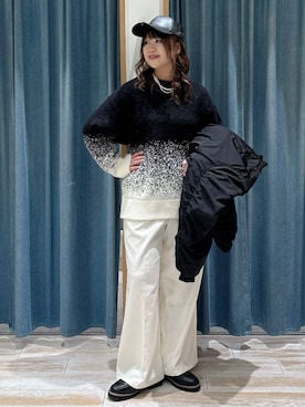 「アイテム（MA-1）」を使った、akariさん（レディース・161cm・30代）の秋コーディネート