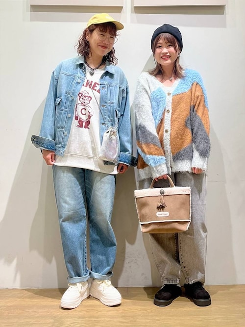 セール】[セットアップ可]テーパードデニムパンツ（デニムパンツ