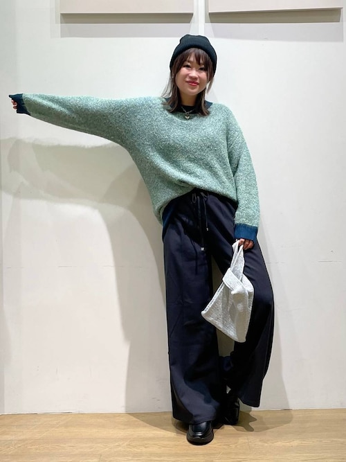 セール】ミックスヤーンバイカラーニット(ニット/セーター)|BAYFLOW セール】ミックスヤーンバイカラーニット(ニット/セーター)|BAYFLOW