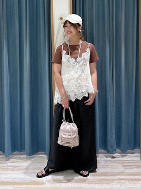 akariさん（レディース・161cm）の夏コーディネート