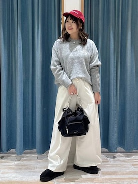 「アイテム（ハンドバッグ）」を使った、akariさん（レディース・161cm・30代）の冬コーディネート