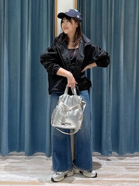 「アイテム（ブルゾン）」を使った、akariさん（レディース・161cm・30代）の秋コーディネート
