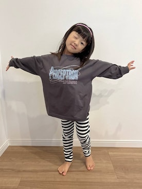 「アイテム（トップス）」を使った、akariさん（レディース・95cm）の秋コーディネート