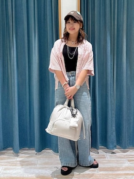 「アイテム（シューズ）」を使った、akariさん（レディース・161cm）の夏コーディネート