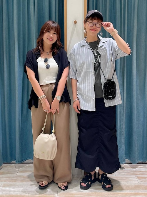 セール】[シワになりにくい]サイドラインスラックス（その他