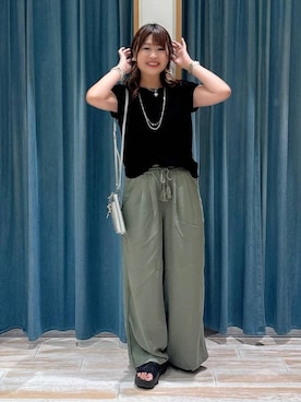 「アイテム（財布/小物）」を使った、akariさん（レディース・161cm・30代）の夏コーディネート