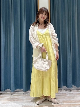 「FRUIT OF THE LOOM（フルーツオブザルーム）のアイテム」を使った、akariさん（レディース・161cm）の春コーディネート