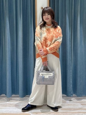 「アイテム（リング）」を使った、akariさん（レディース・161cm・30代）の冬コーディネート