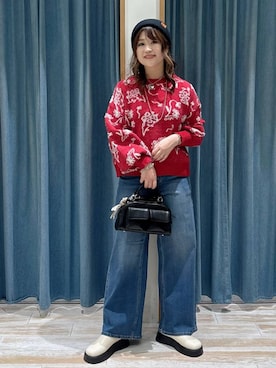 「アイテム（ブレスレット）」を使った、akariさん（レディース・161cm・30代）の秋コーディネート