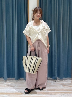 「bijorie（ビジュリィ）のアイテム」を使った、akariさん（レディース・161cm）の夏コーディネート