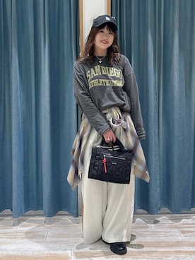 akariさん（レディース・161cm）の冬コーディネート