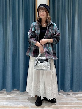 「アイテム（その他アウター）」を使った、akariさん（レディース・161cm・30代）の秋コーディネート