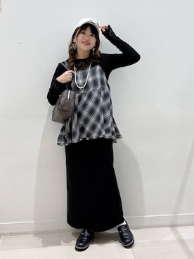 akariさん（レディース・161cm）の冬コーディネート