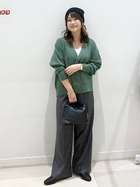 「アイテム（ブレスレット）」を使った、akariさん（レディース・161cm・30代）の秋コーディネート