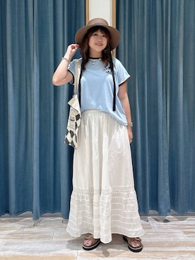 akariさん（レディース・161cm）の夏コーディネート