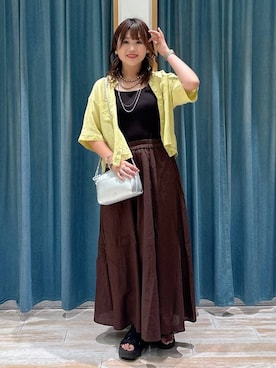 「アイテム（インナーウェア/肌着）」を使った、akariさん（レディース・161cm・30代）の夏コーディネート