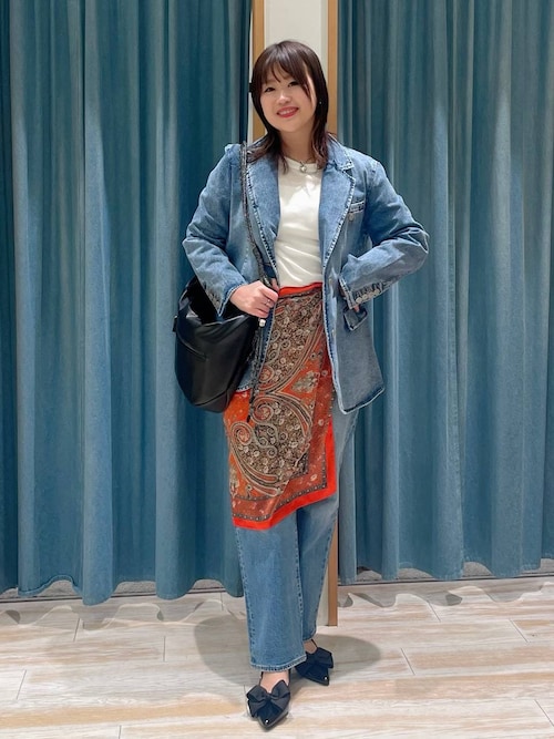 70×70 ペイズリー柄スカーフ（バンダナ/スカーフ）｜BAYFLOW