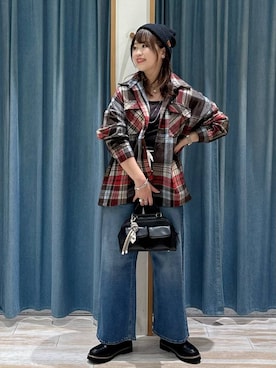 「アイテム（その他アウター）」を使った、akariさん（レディース・161cm・30代）の秋コーディネート