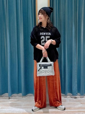 「アイテム（インナーウェア/肌着）」を使った、akariさん（レディース・161cm）の秋コーディネート