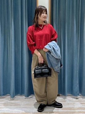 「アイテム（ブレスレット）」を使った、akariさん（レディース・161cm・30代）の秋コーディネート