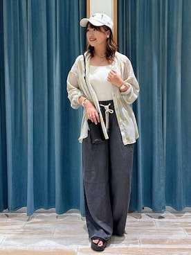「アイテム（財布/小物）」を使った、akariさん（レディース・161cm・30代）の夏コーディネート