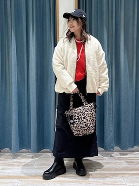 akariさん（レディース・161cm）の冬コーディネート