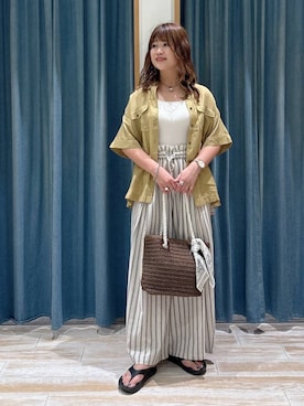 「bijorie（ビジュリィ）のアイテム」を使った、akariさん（レディース・161cm）の夏コーディネート