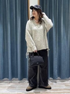 「アイテム（リング）」を使った、akariさん（レディース・161cm・30代）の秋コーディネート