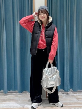 「アイテム（ニットキャップ/ビーニー）」を使った、akariさん（レディース・161cm・30代）の秋コーディネート