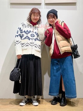 「アイテム（スウェット）」を使った、akariさん（レディース・161cm・30代）の秋コーディネート