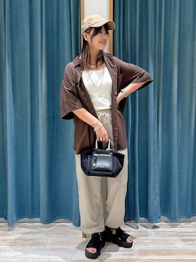 「アイテム（アンダーウェア）」を使った、akariさん（レディース・161cm・30代）の夏コーディネート