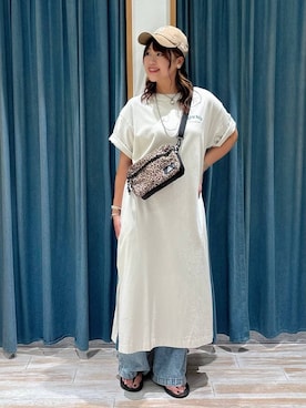 「アイテム（ワンピース/ドレス）」を使った、akariさん（レディース・161cm・30代）の夏コーディネート