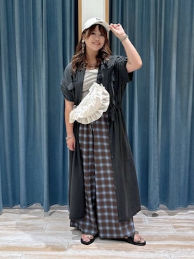 akariさん(レディース・161cm)の夏コーディネート