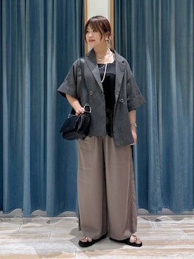 akariさん（レディース・161cm）の春コーディネート