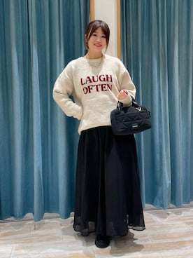 「アイテム（アクセサリー）」を使った、akariさん（レディース・161cm・30代）の冬コーディネート