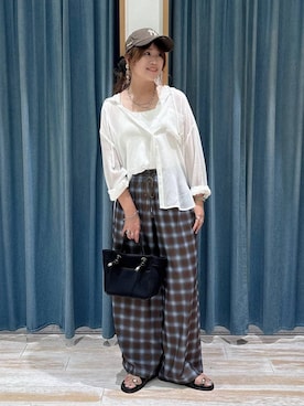 「bijorie（ビジュリィ）のアイテム」を使った、akariさん（レディース・161cm）の夏コーディネート