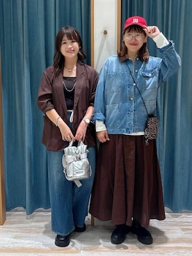 「アイテム（インナーウェア/肌着）」を使った、akariさん（レディース・161cm）の秋コーディネート