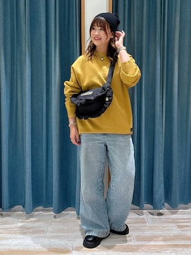 「アイテム（ニットキャップ/ビーニー）」を使った、akariさん（レディース・161cm・30代）の夏コーディネート