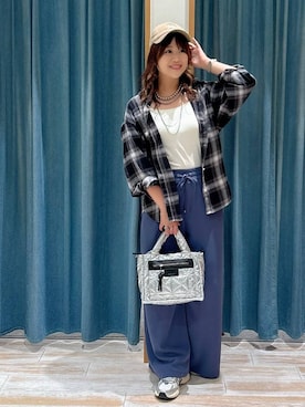 「アイテム（インナーウェア/肌着）」を使った、akariさん（レディース・161cm）の夏コーディネート