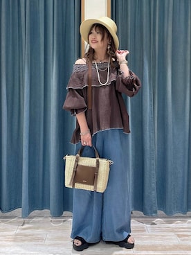 akariさん（レディース・161cm）の春コーディネート