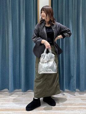 「アイテム（ブレスレット）」を使った、akariさん（レディース・161cm）の秋コーディネート