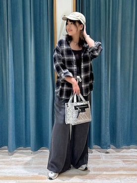 「アイテム（インナーウェア/肌着）」を使った、akariさん（レディース・161cm）の秋コーディネート
