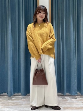 「アイテム（ハンドバッグ）」を使った、akariさん（レディース・161cm・30代）の秋コーディネート