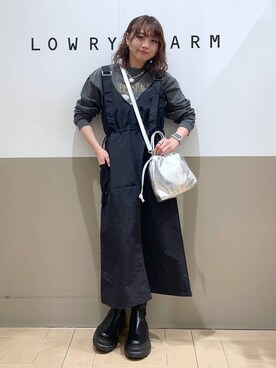 moeさん(レディース・160cm)の冬コーディネート