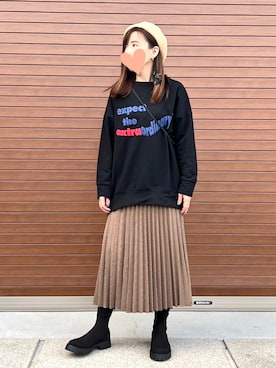 「LUCA/LADY LUCK LUCA（ルカ/レディラックルカ）のアイテム（トップス）」を使った、haruさん（レディース・159cm）の秋コーディネート