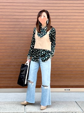 「ROLLA'S（ローラス）のアイテム」を使った、haruさん（レディース・159cm）の春コーディネート