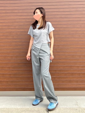 「アイテム（ショルダーバッグ）」を使った、haruさん（レディース・160cm）の夏コーディネート