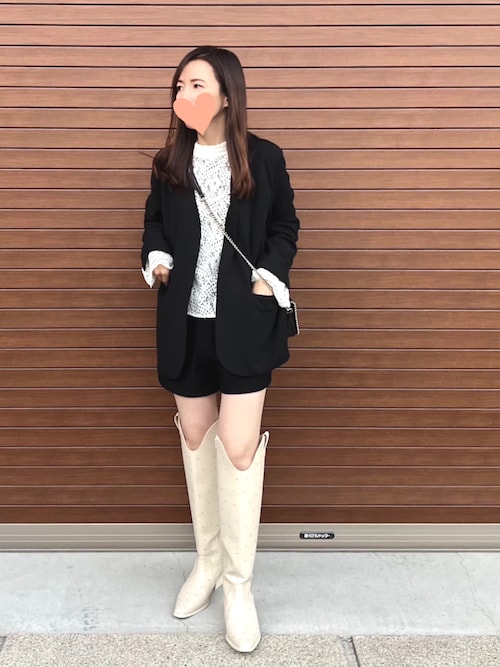 Ameri（アメリ）の「WESTERN STUDS LONG BOOTS（ブーツ）」 - WEAR