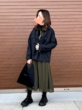 「THE SHINZONE（ザ　シンゾーン）のアイテム（デニムジャケット）」を使った、haruさん（レディース・159cm）の春コーディネート