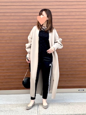 「アイテム（その他アウター）」を使った、haruさん（レディース・159cm）の春コーディネート